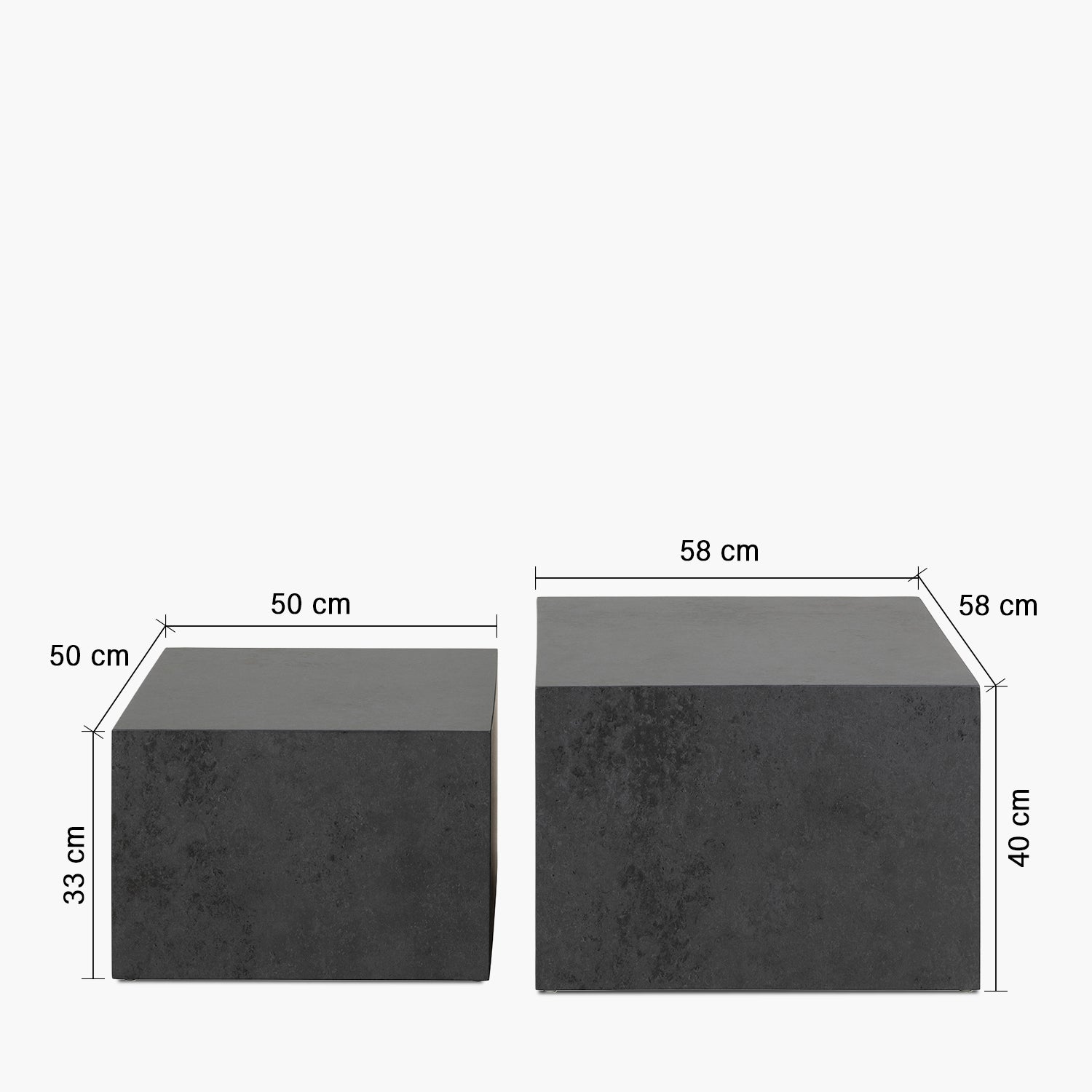 Mesa de Centro Dice Duo Negro