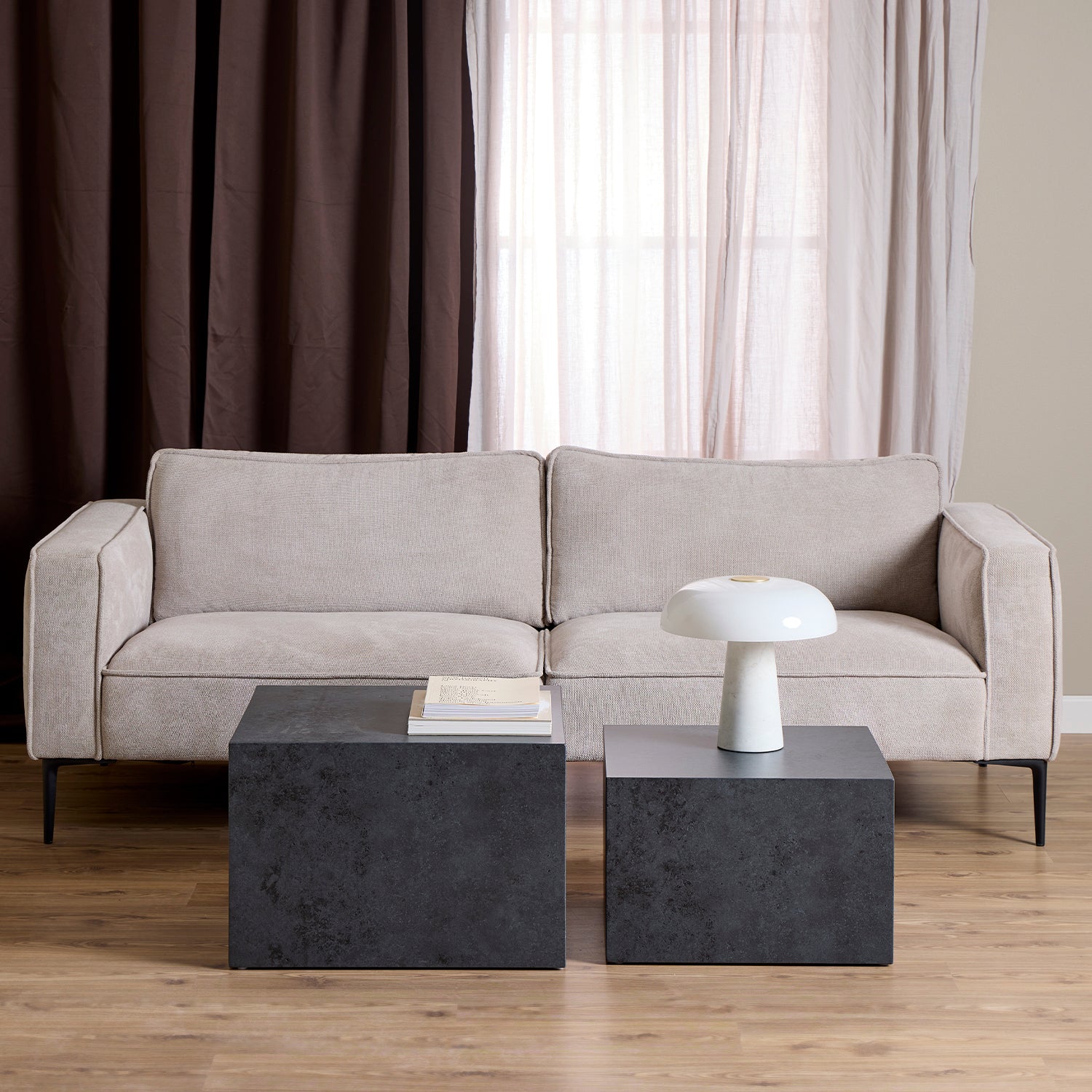 Mesa de Centro Dice Duo Negro