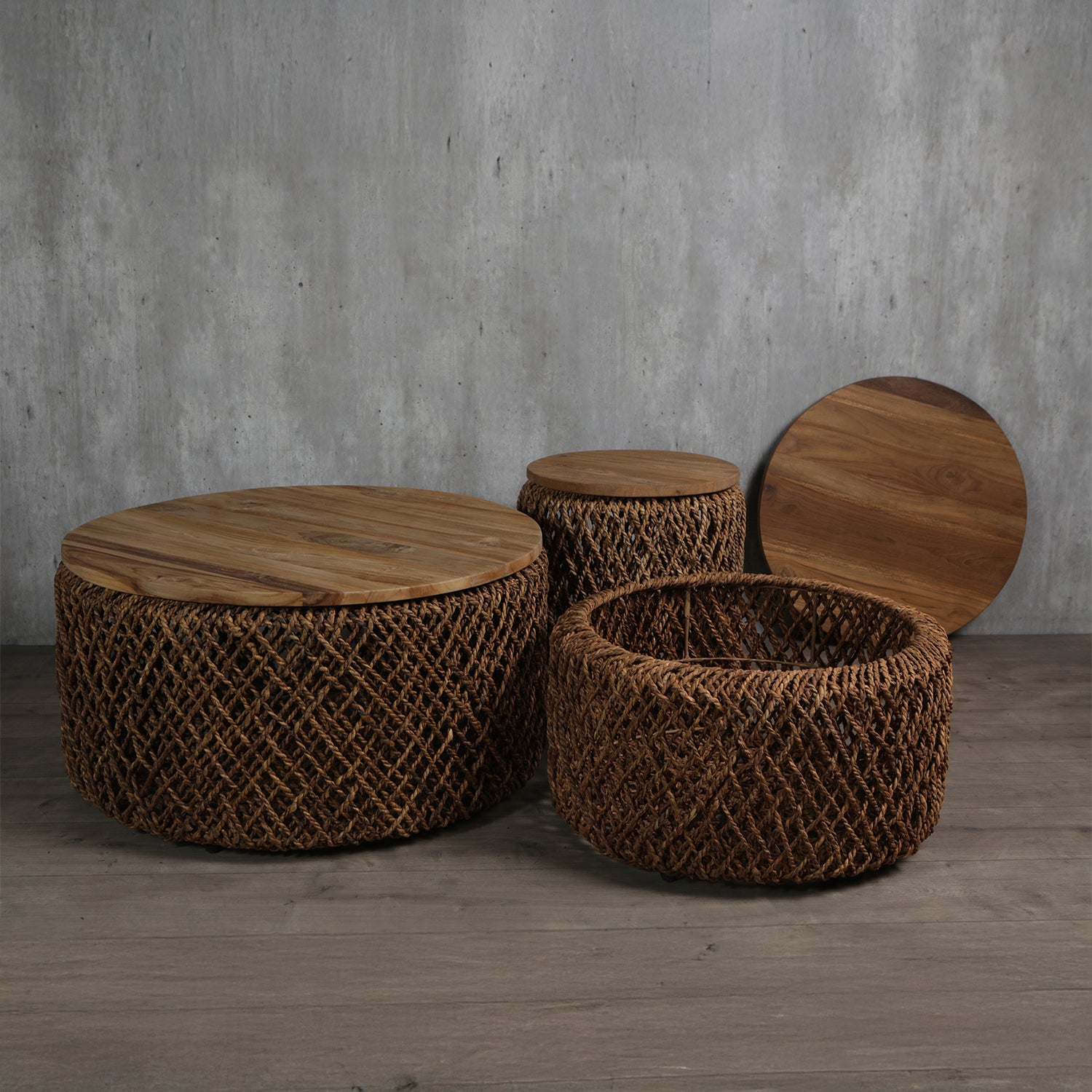 Mesa de Centro Baúl Soga M Natural