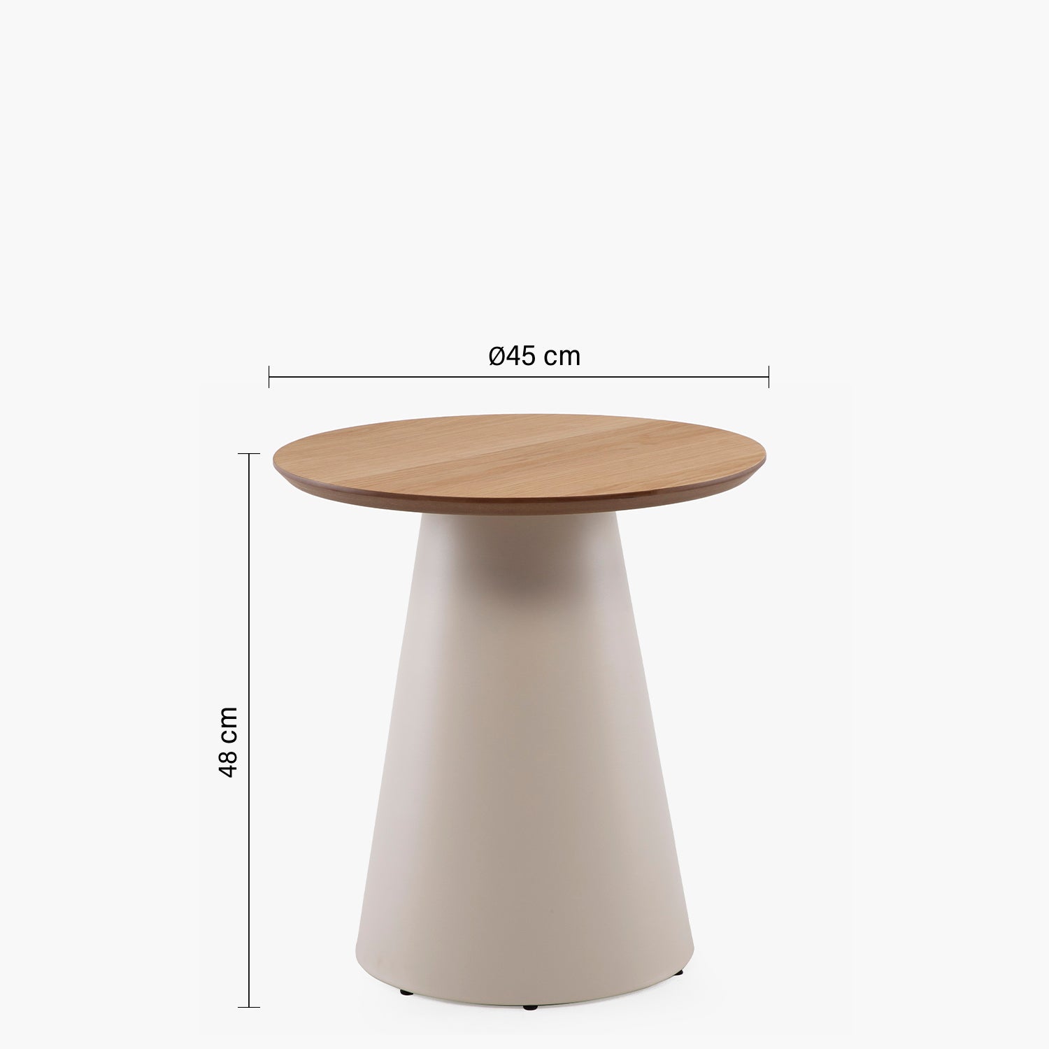 Mesa Lateral Nura 45 Natural