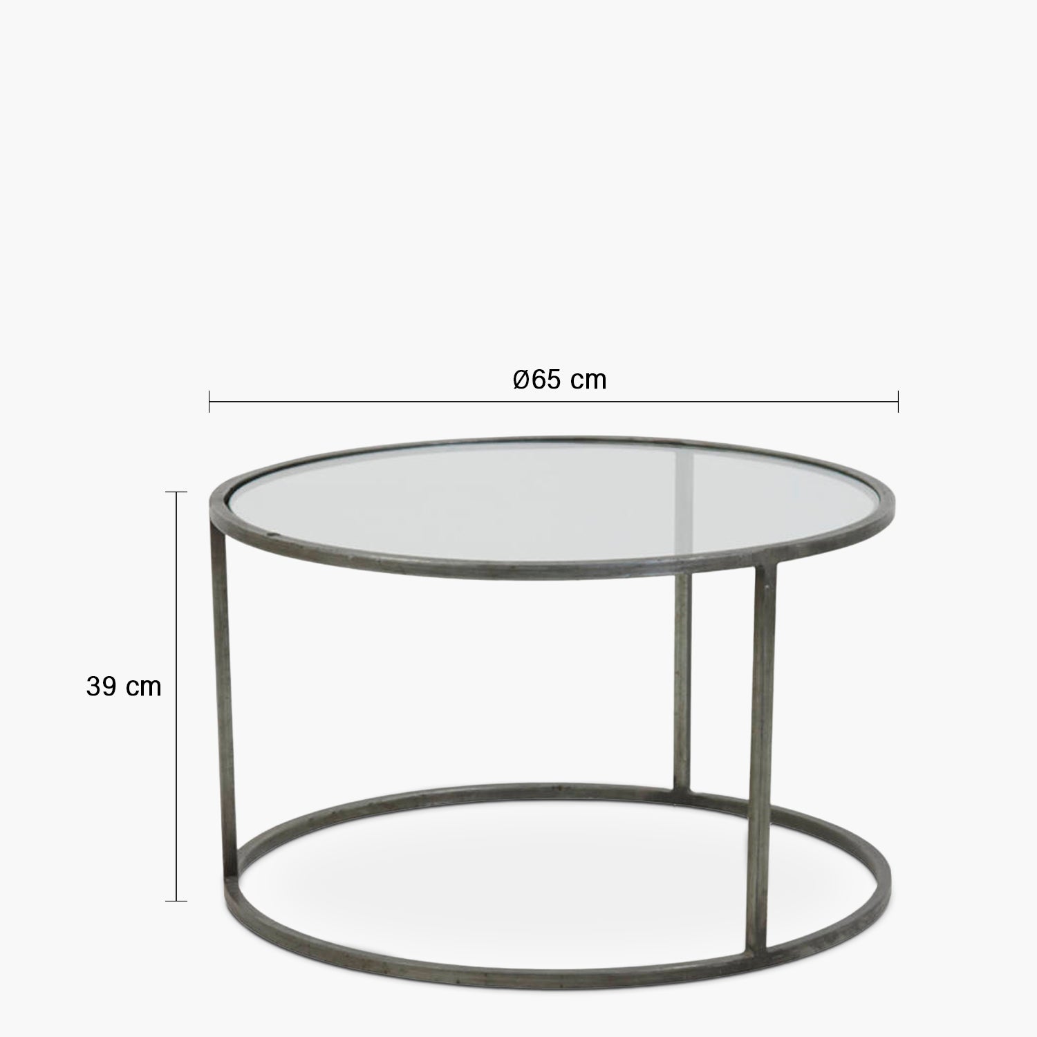 Mesas Anidadas Duarte Plateado