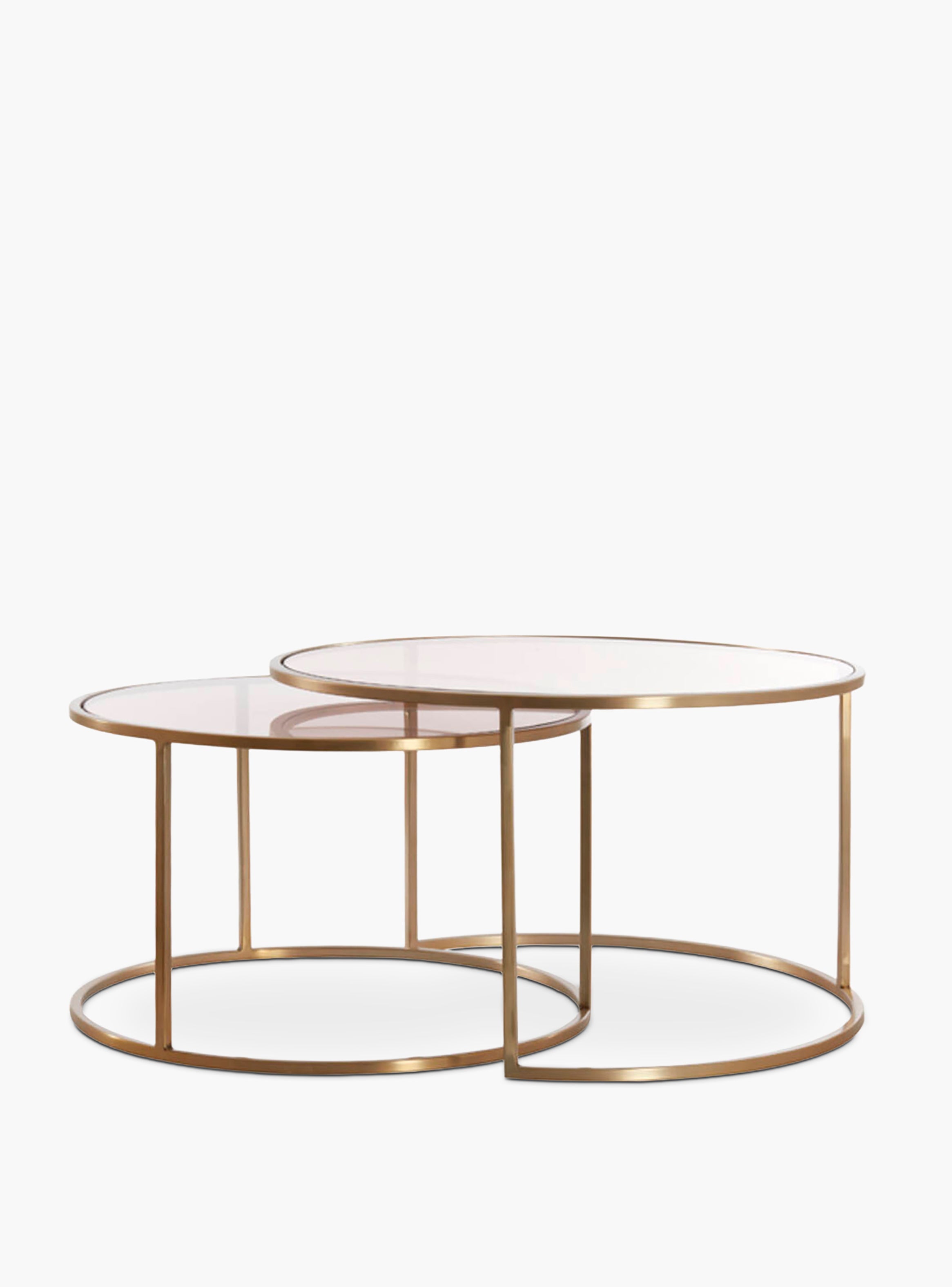 Mesas Anidadas Duarte Dorado