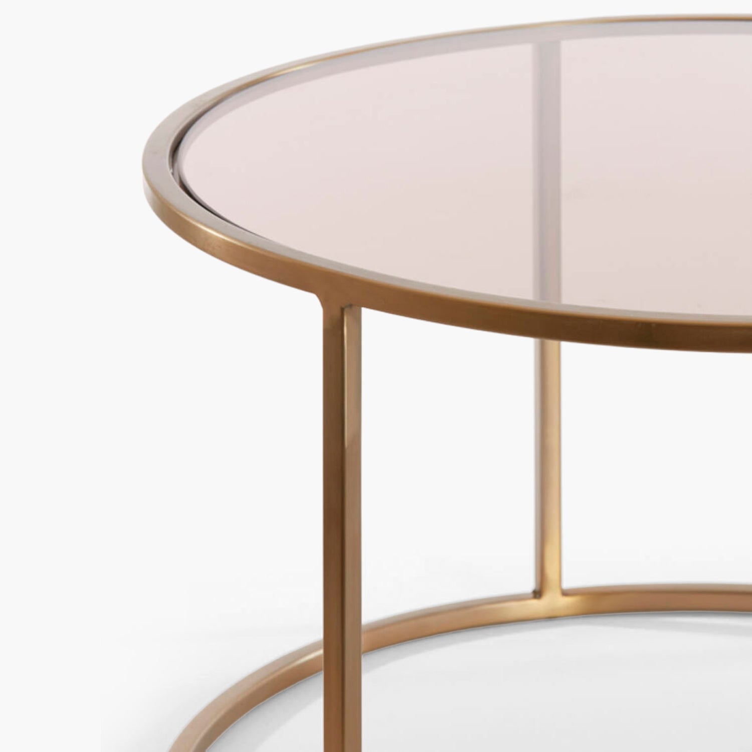 Mesas Anidadas Duarte Dorado