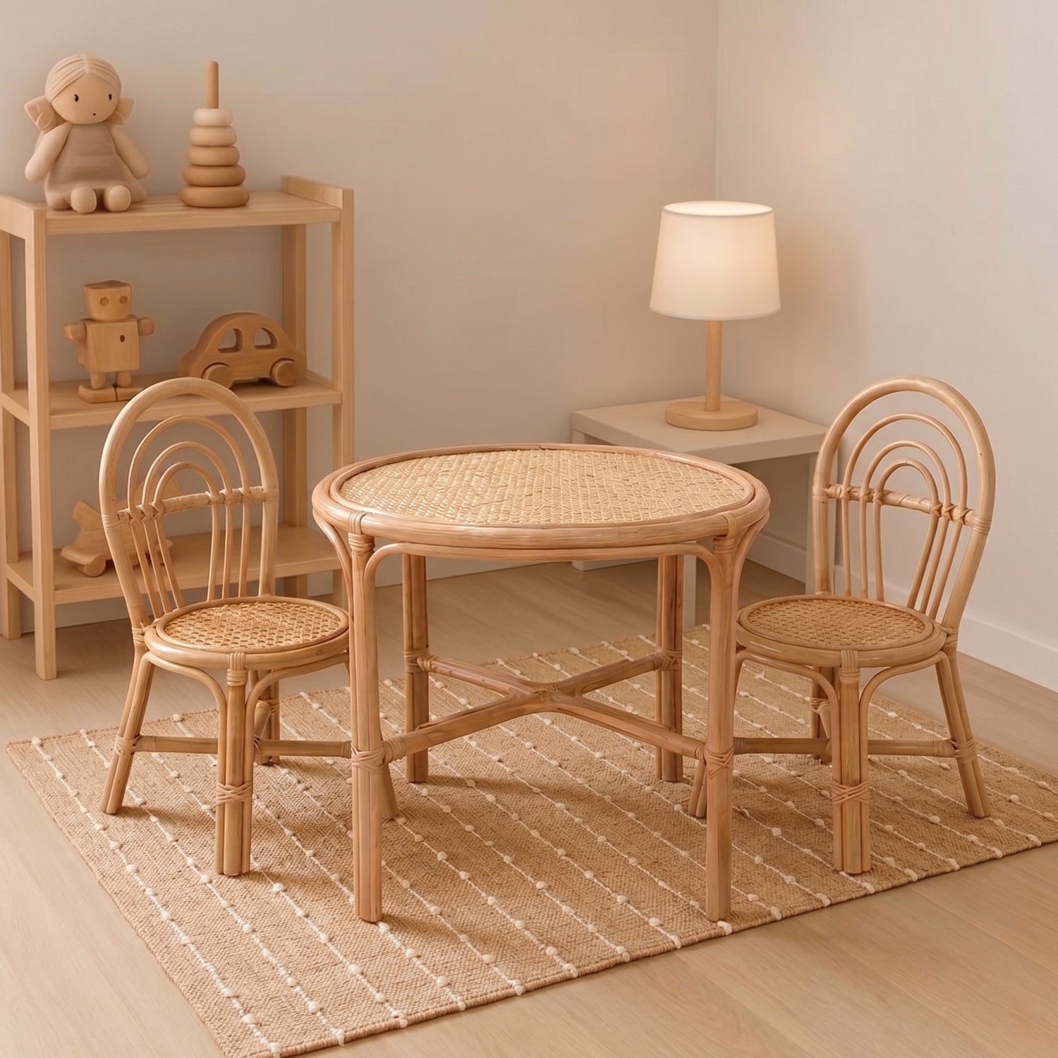 Mesa Infantil Ratan Antonella Natural