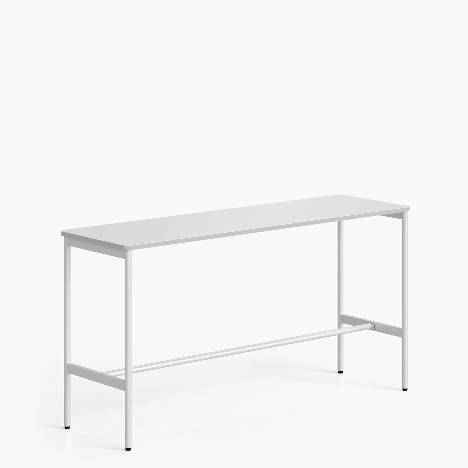 Mesa Oficina Cafetería Astro 160x60 Blanco/Blanco