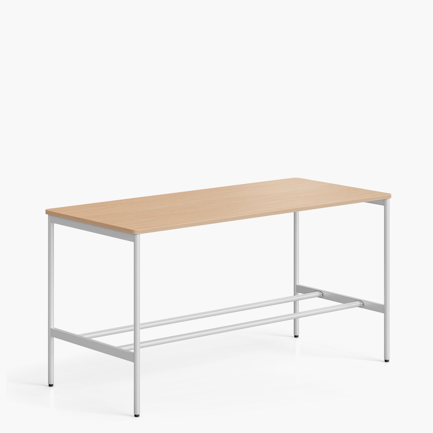 Mesa Oficina Cafetería Astro 160x90 Natura/Blanco