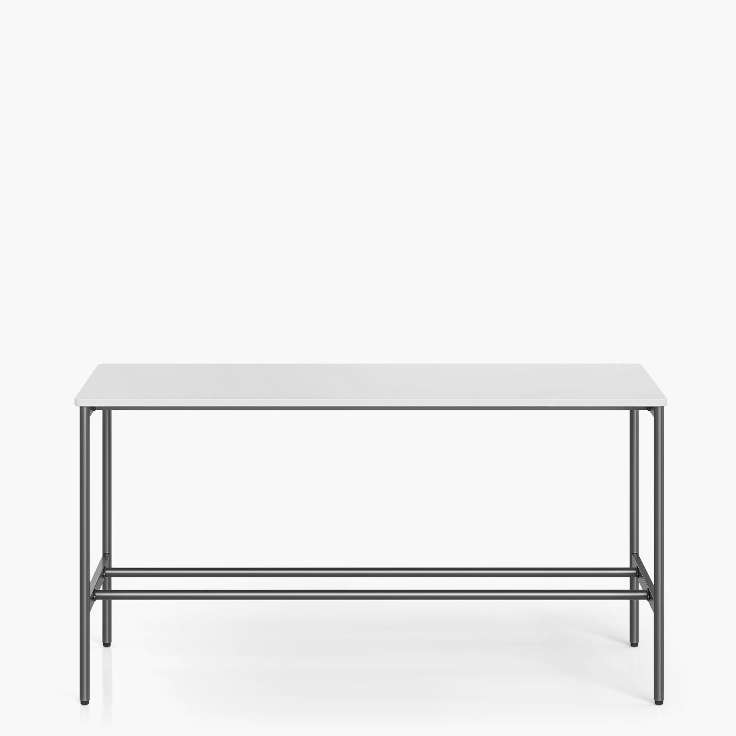 Mesa Oficina Cafetería Astro 160x90 Blanco/Gris