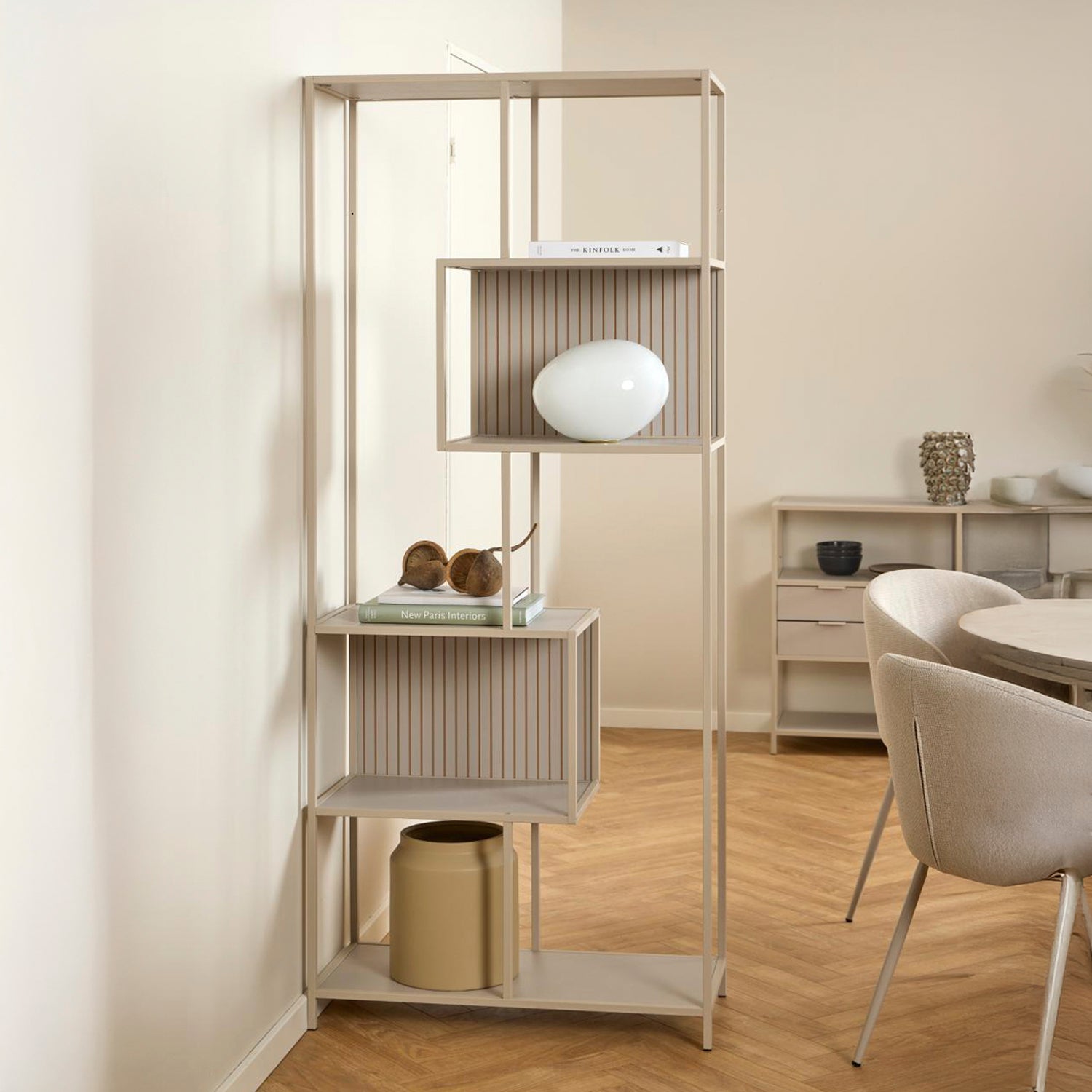 Librero Seaford Taupe