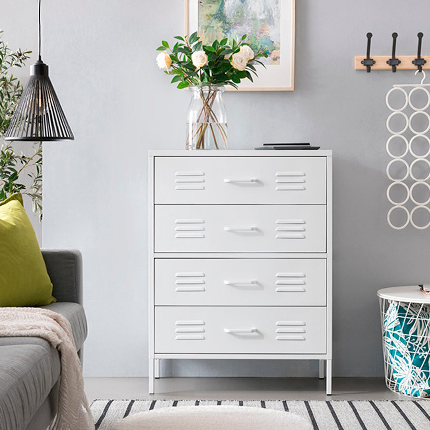 Cómoda Austin Blanco