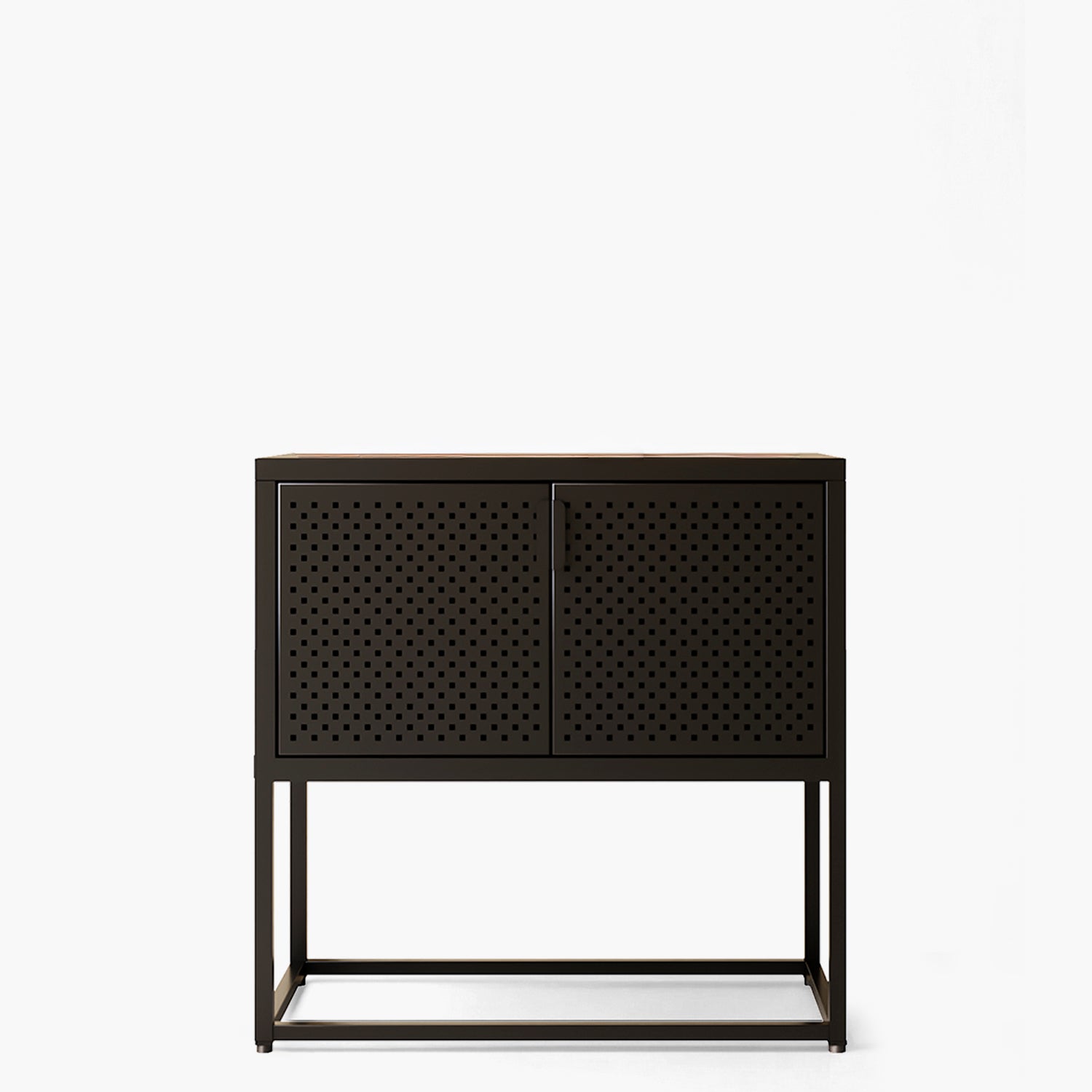 Arrimo Medio Newton 2 puertas Negro