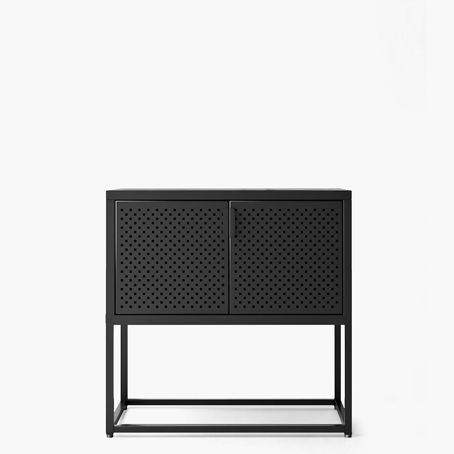 Arrimo Medio Newton 2 puertas Negro