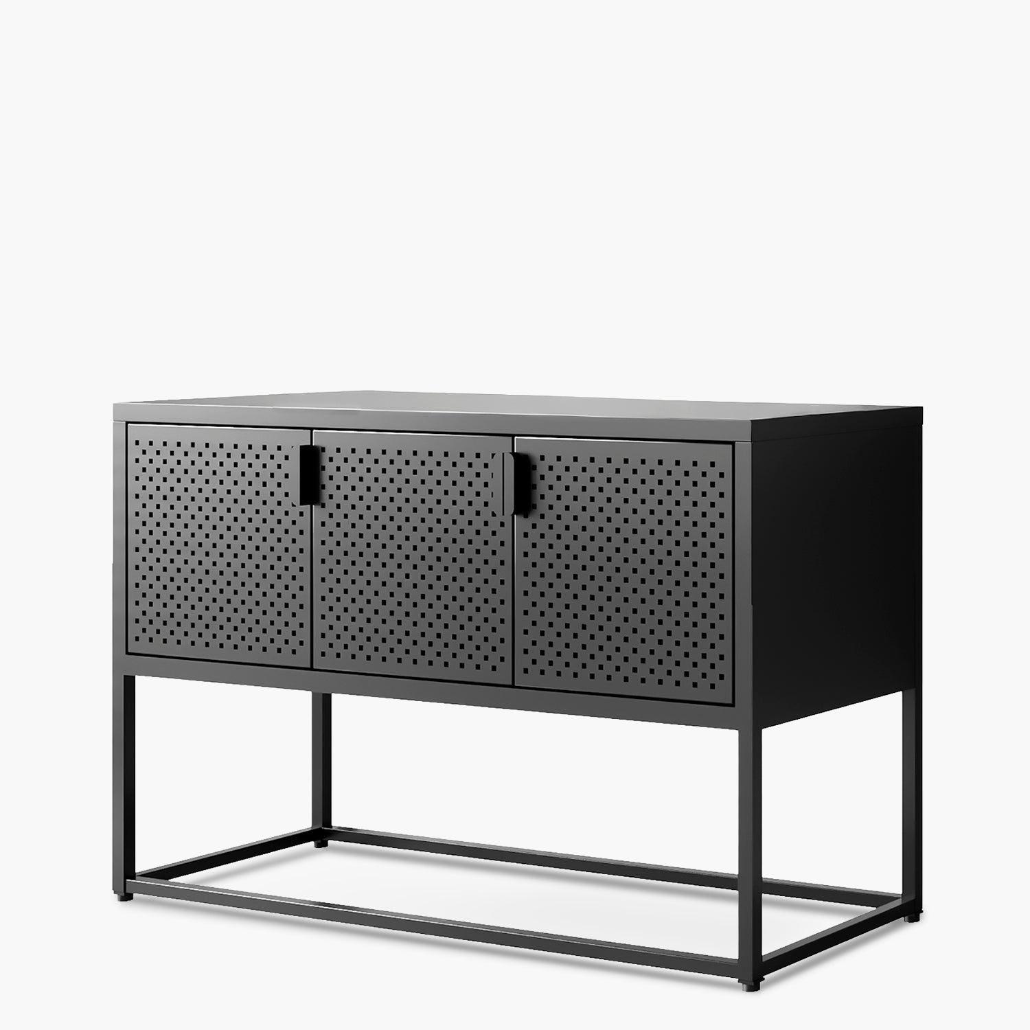 Arrimo Medio Newton 3 puertas Negro