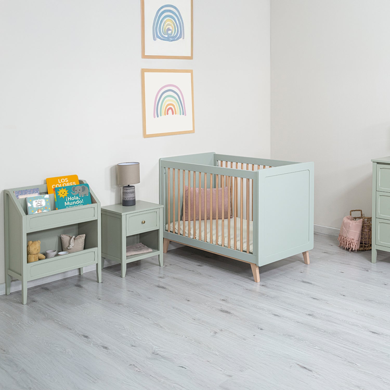 Librero Amalia Verde Claro