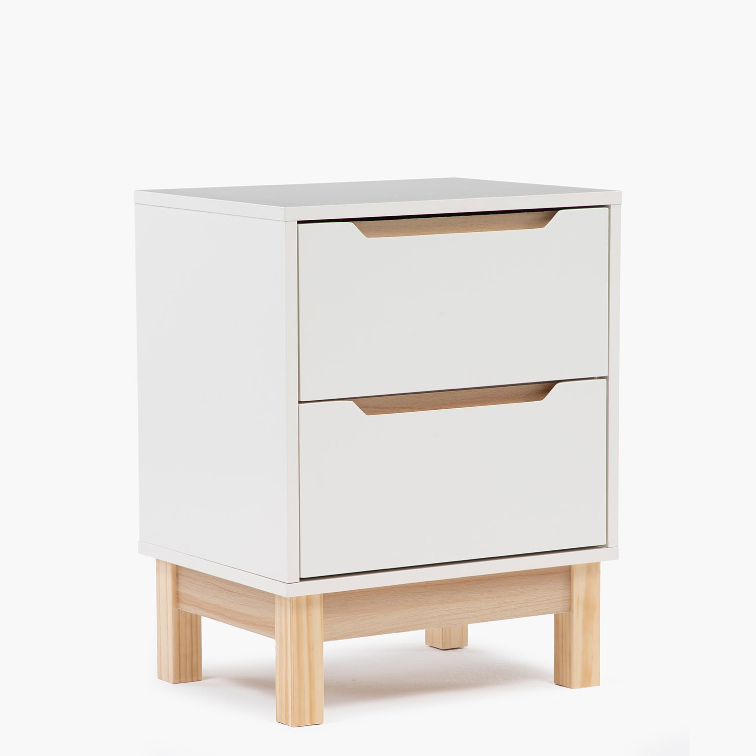 Velador Amanda Natura/Blanco