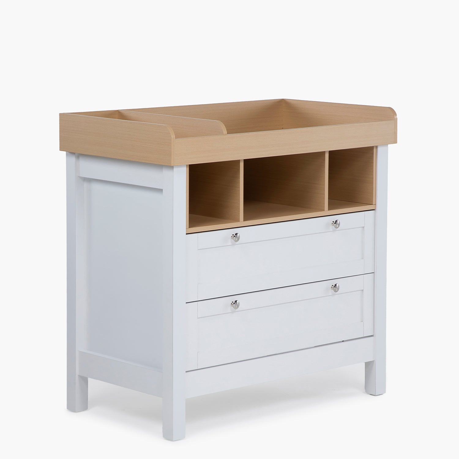 Cómoda Clara Mudador Natura/Blanco
