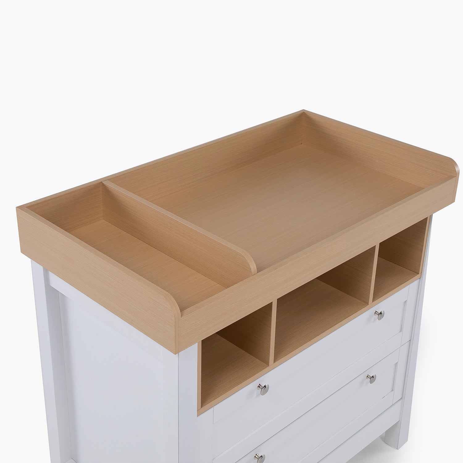 Cómoda Clara Mudador Natura/Blanco