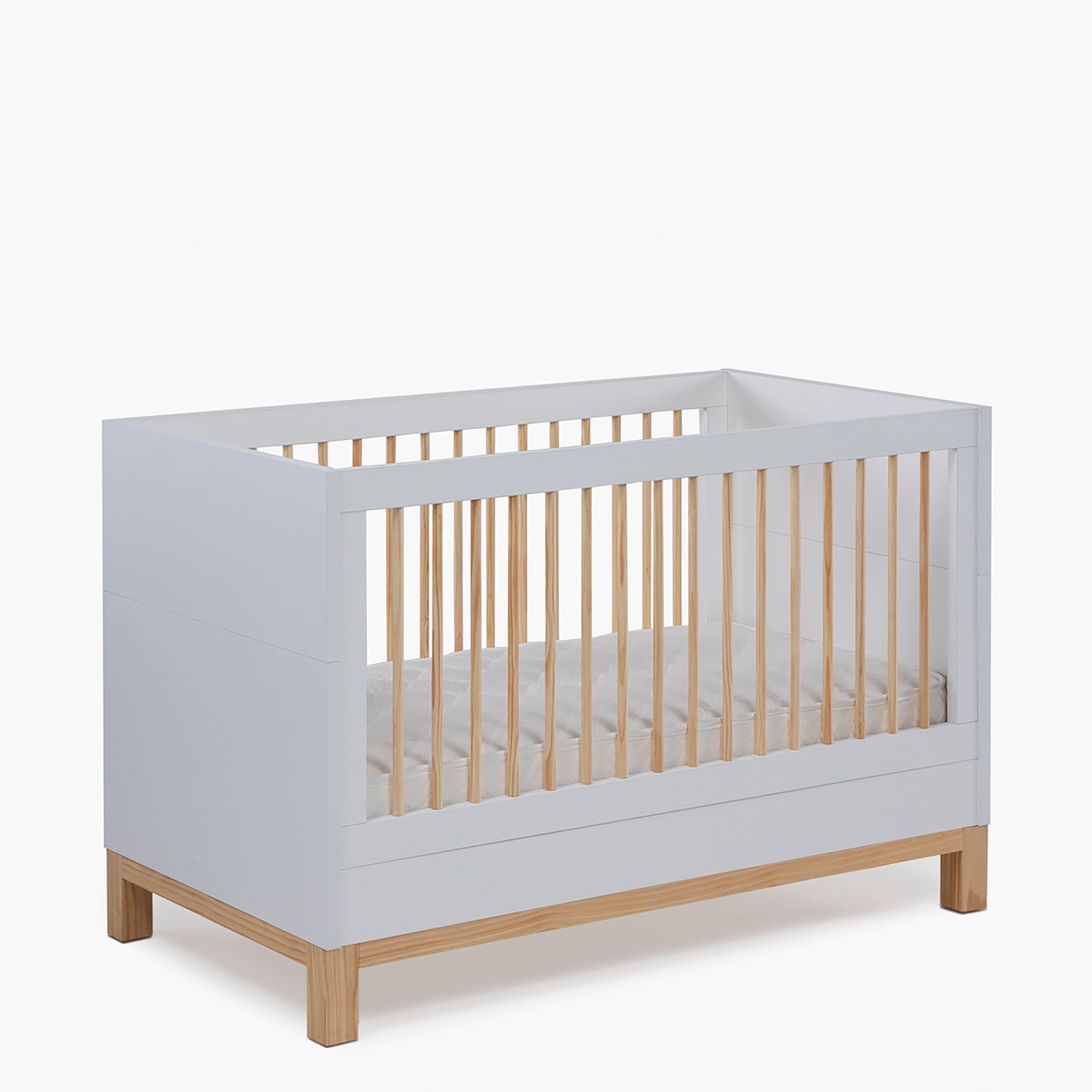 Cuna 3 en 1 Elena Natura/Blanco