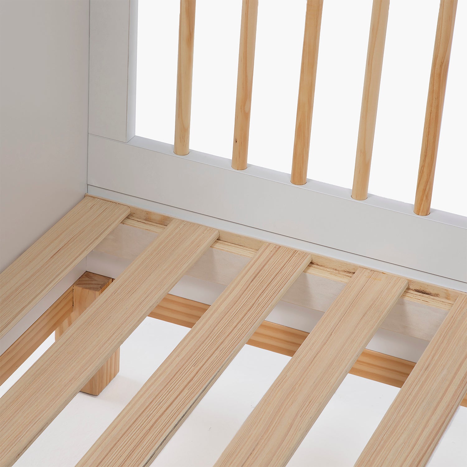 Cuna 3 en 1 Elena Natura/Blanco