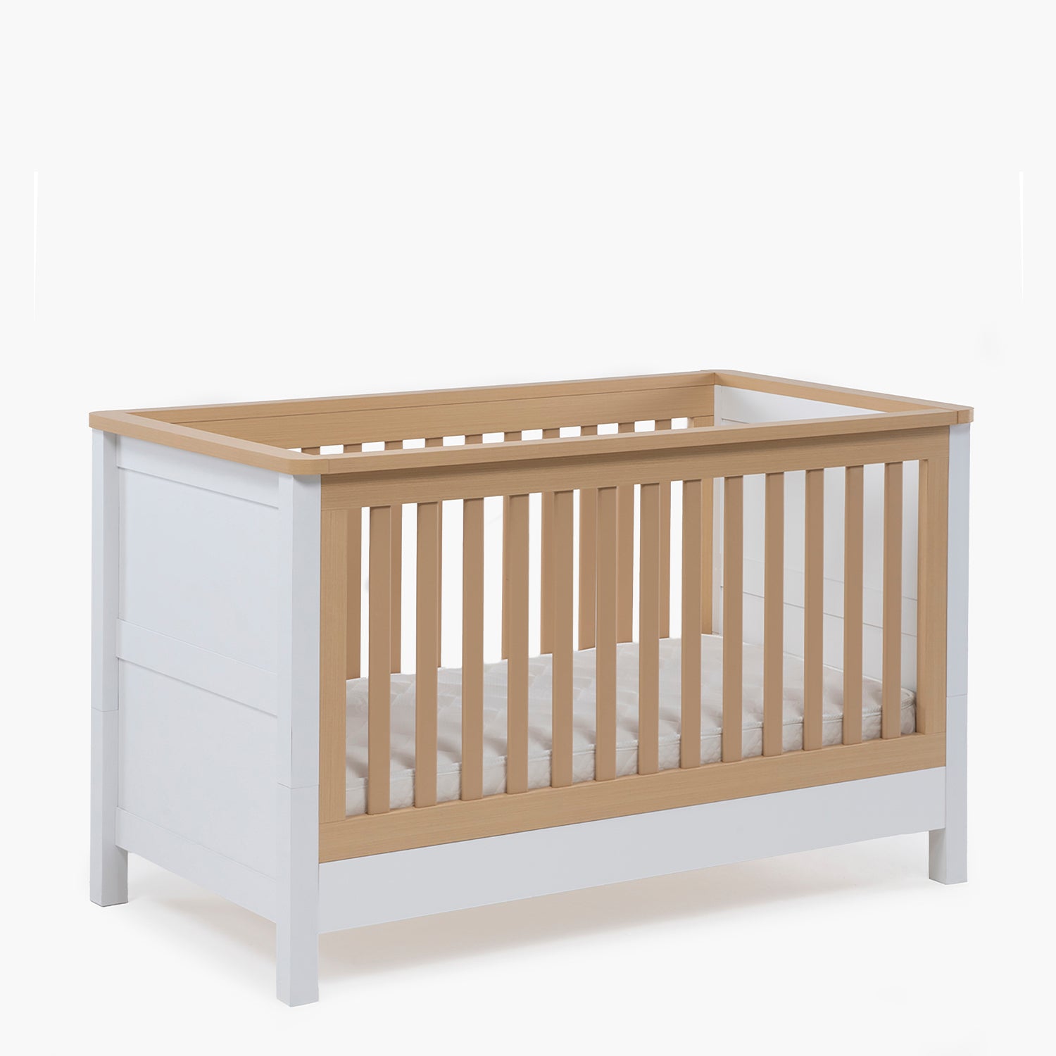 Cuna 3 en 1 Clara Natura/Blanco