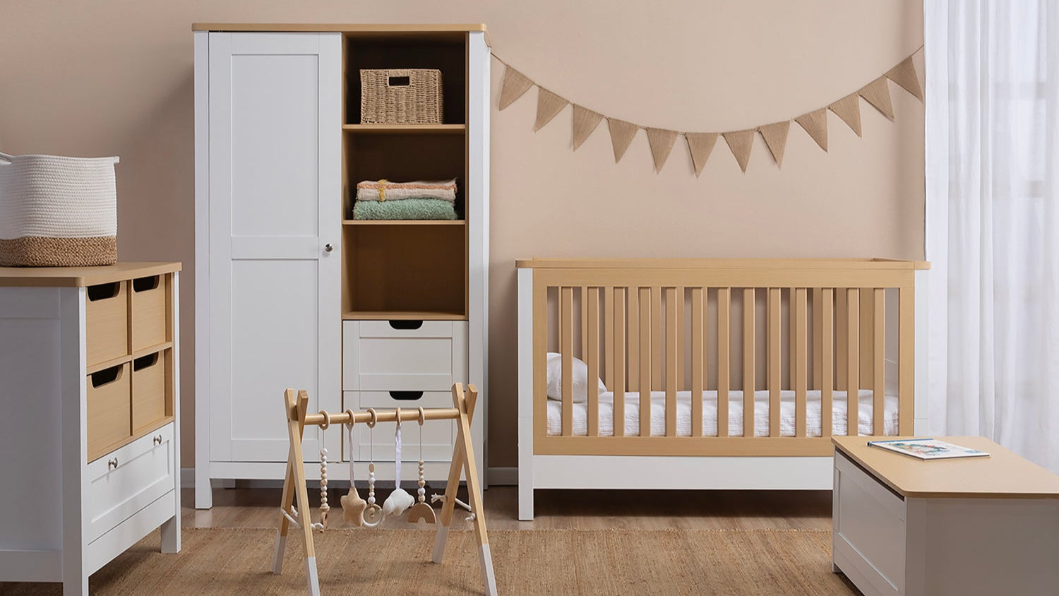 Baúl Clara Natura/Blanco