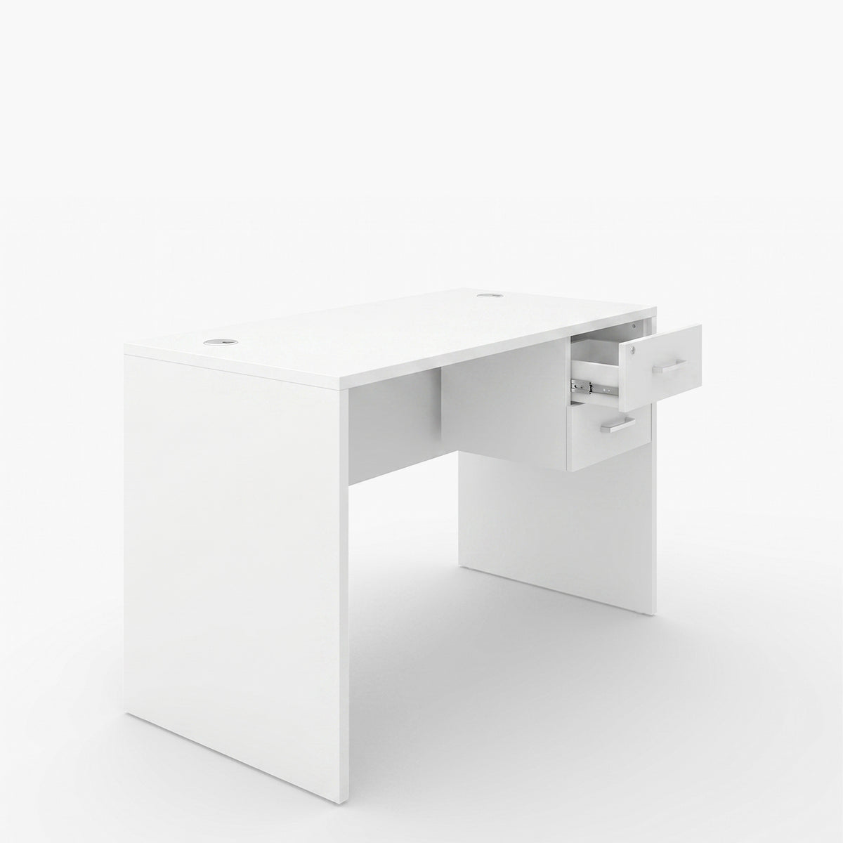 Cajonera Melamina Colgante Blanco para Escritorio Recto