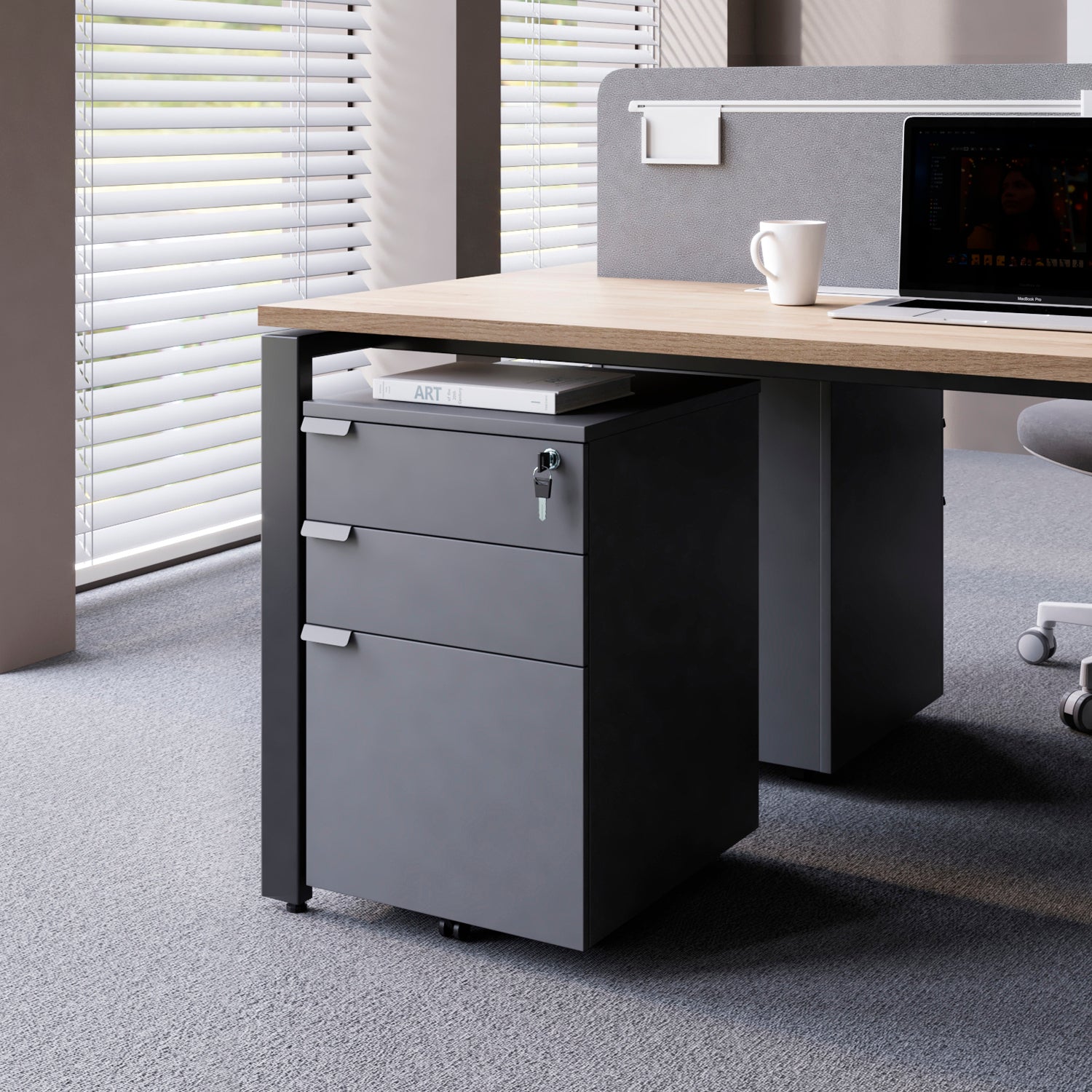 Cajonera Melamina Space BBF Gris