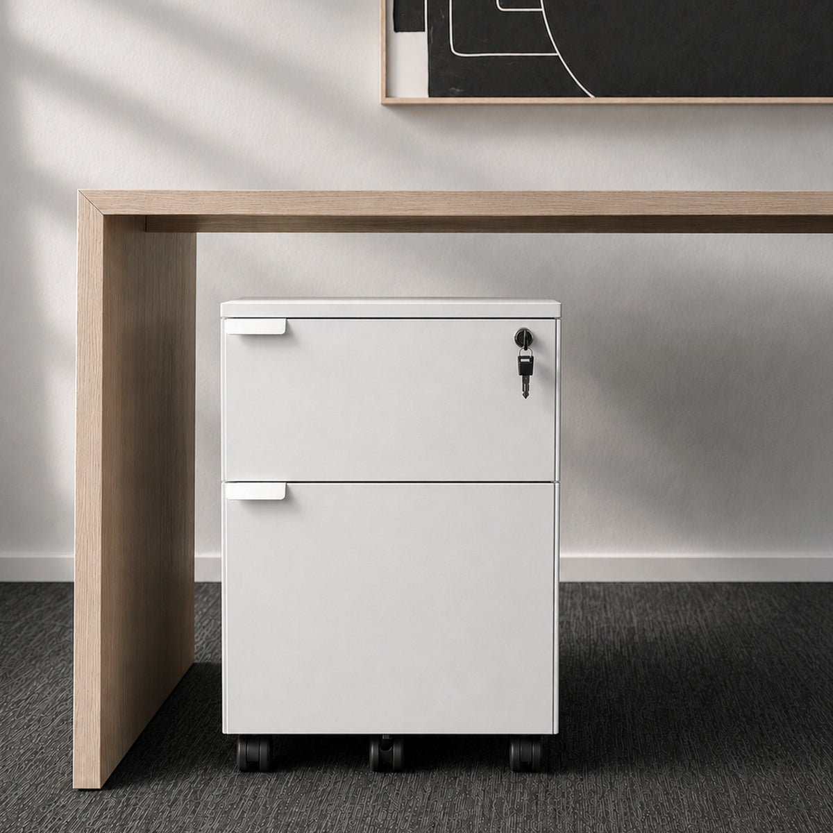 Cajonera Melamina Space BF Blanco