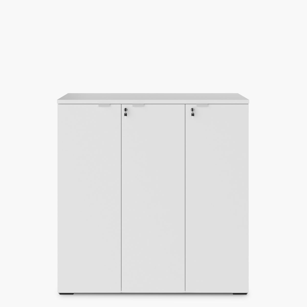Gabinete Oficina Medio Space 3 puertas 120 Blanco