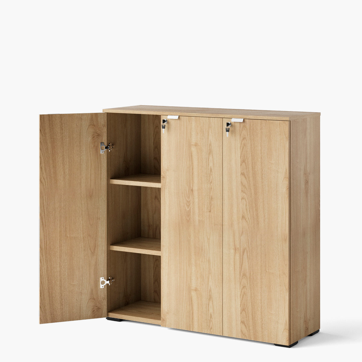 Gabinete Oficina Medio Space 3 puertas 120 Natura
