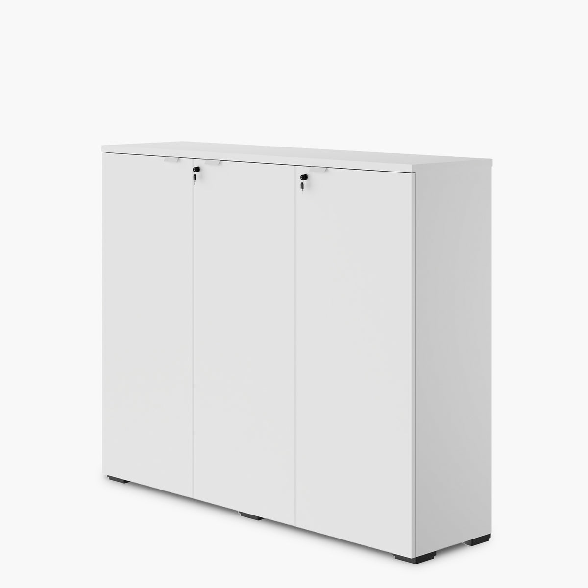 Gabinete Oficina Medio Space 3 puertas 150 Blanco