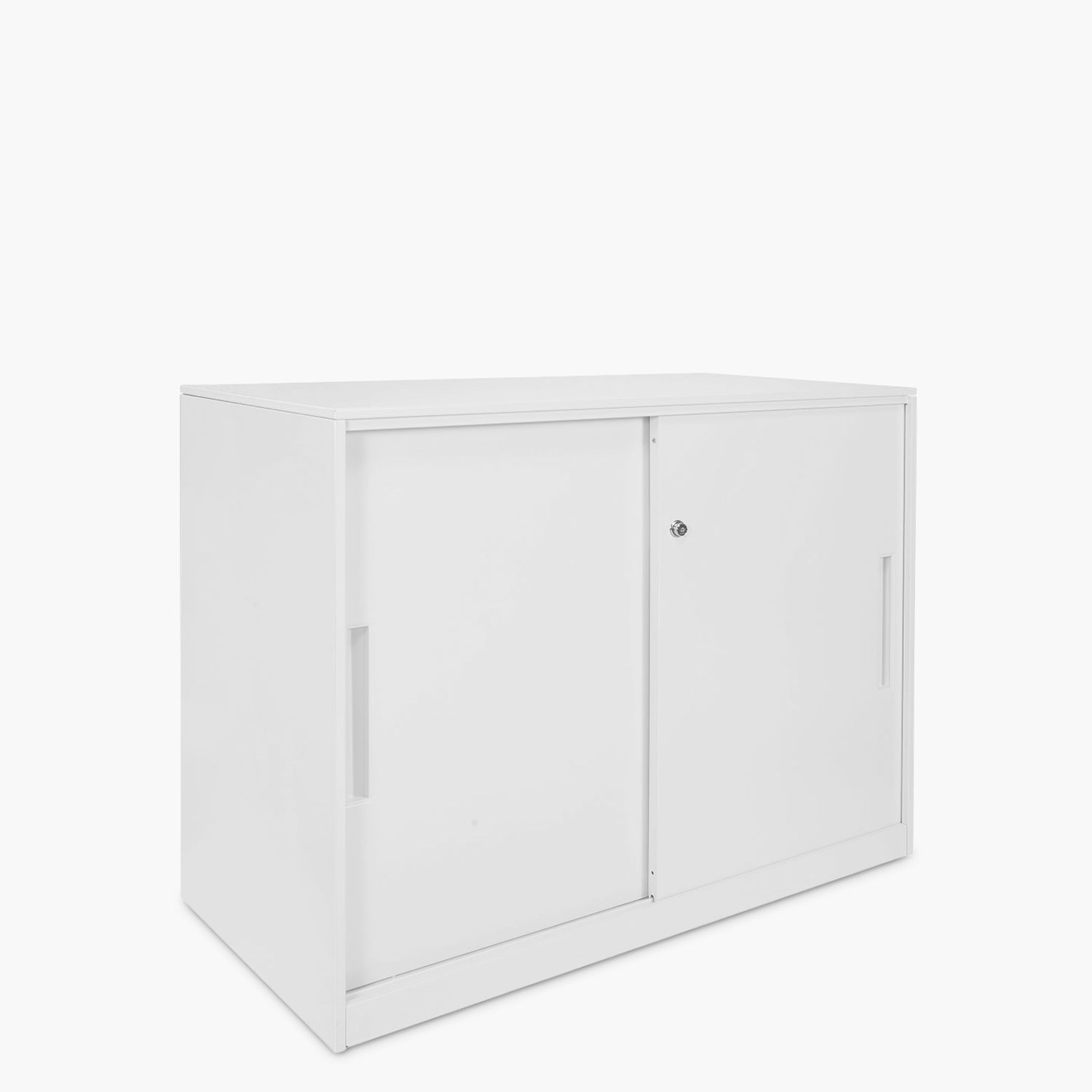 Gabinete Oficina Medio Metálico Con puertas Blanco