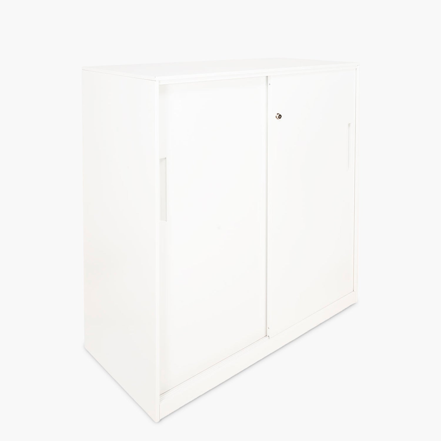 Gabinete Oficina Alto Metálico Con puertas Blanco