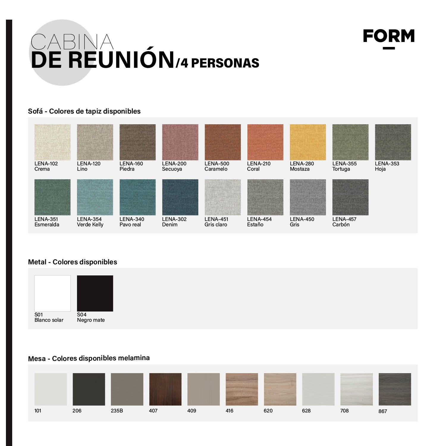 Cabina de Reunión 4 personas