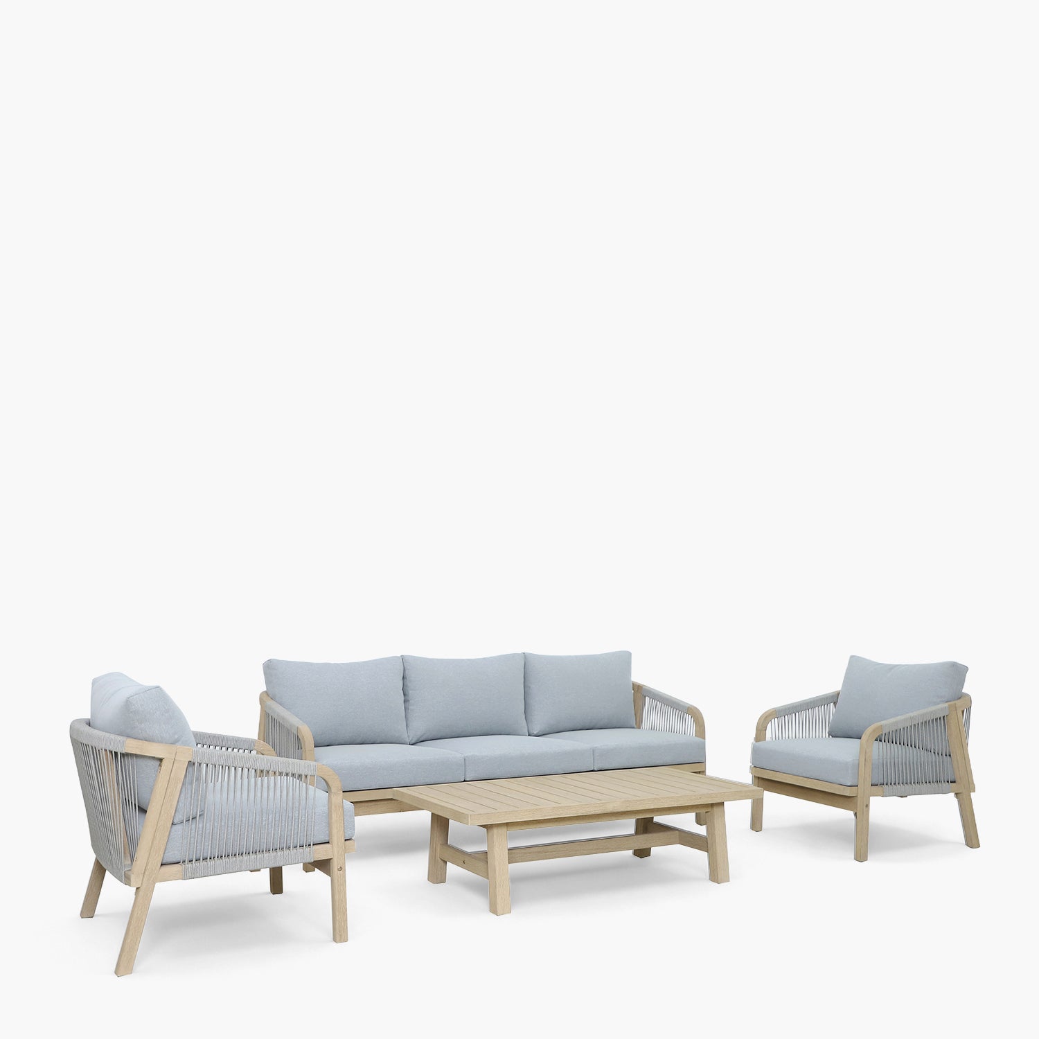 Pack Living Terraza Floripa L Gris Claro