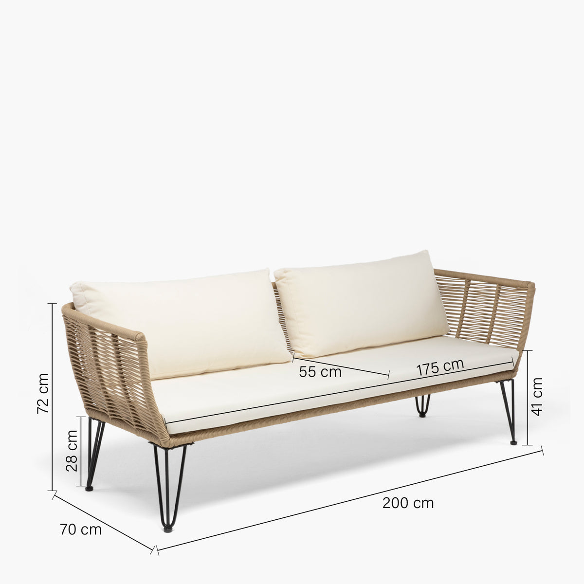 Pack Living Terraza Maresias L Beige