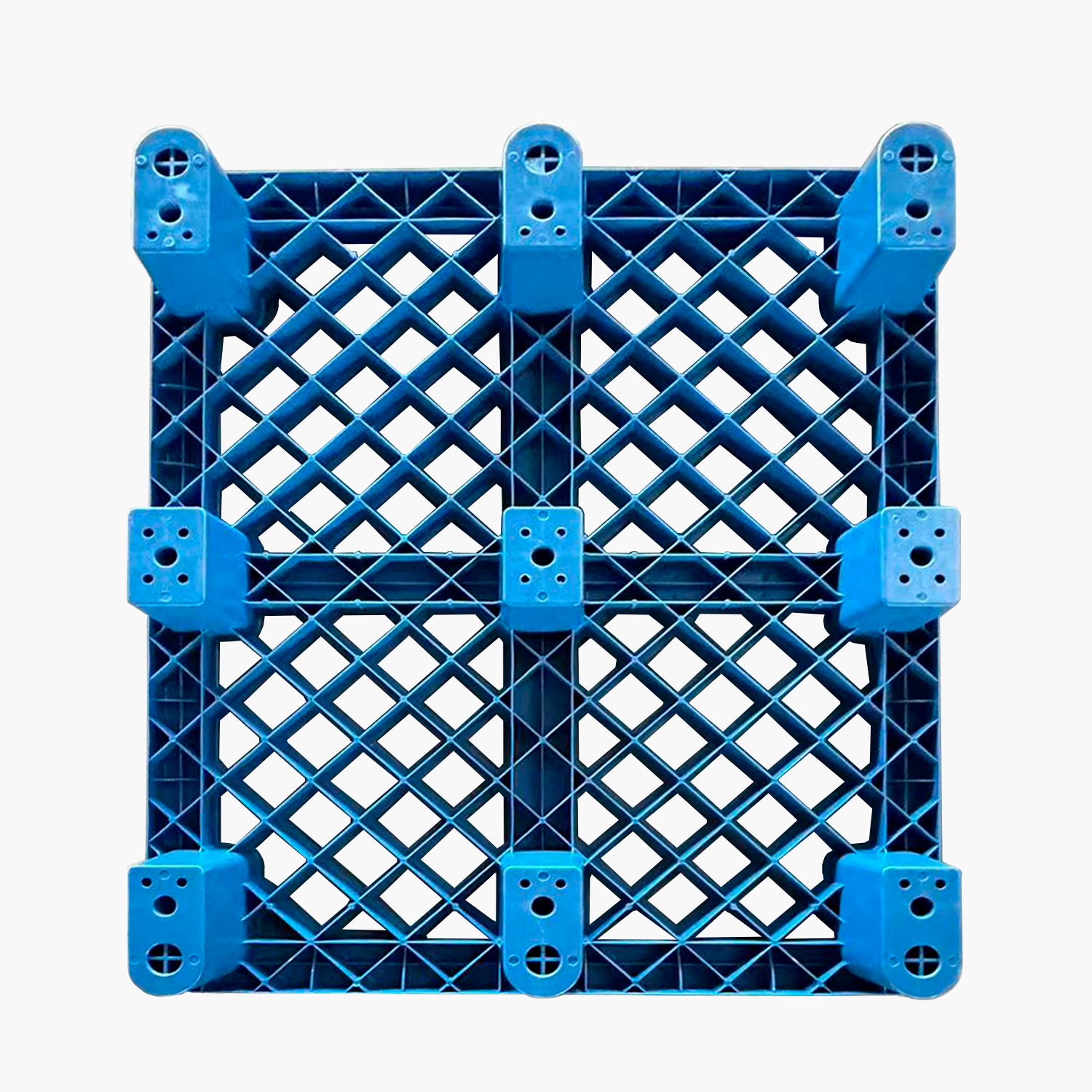 Pallet Plástico HDPE 9 Tacos 120x100x15 Azul