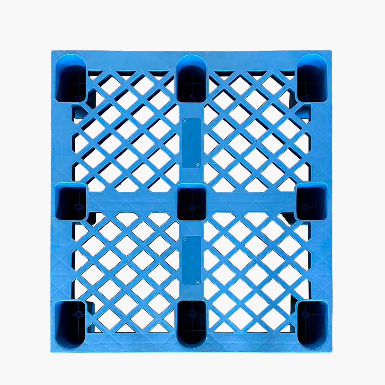 Pallet Plástico HDPE 9 Tacos 120x100x15 Azul