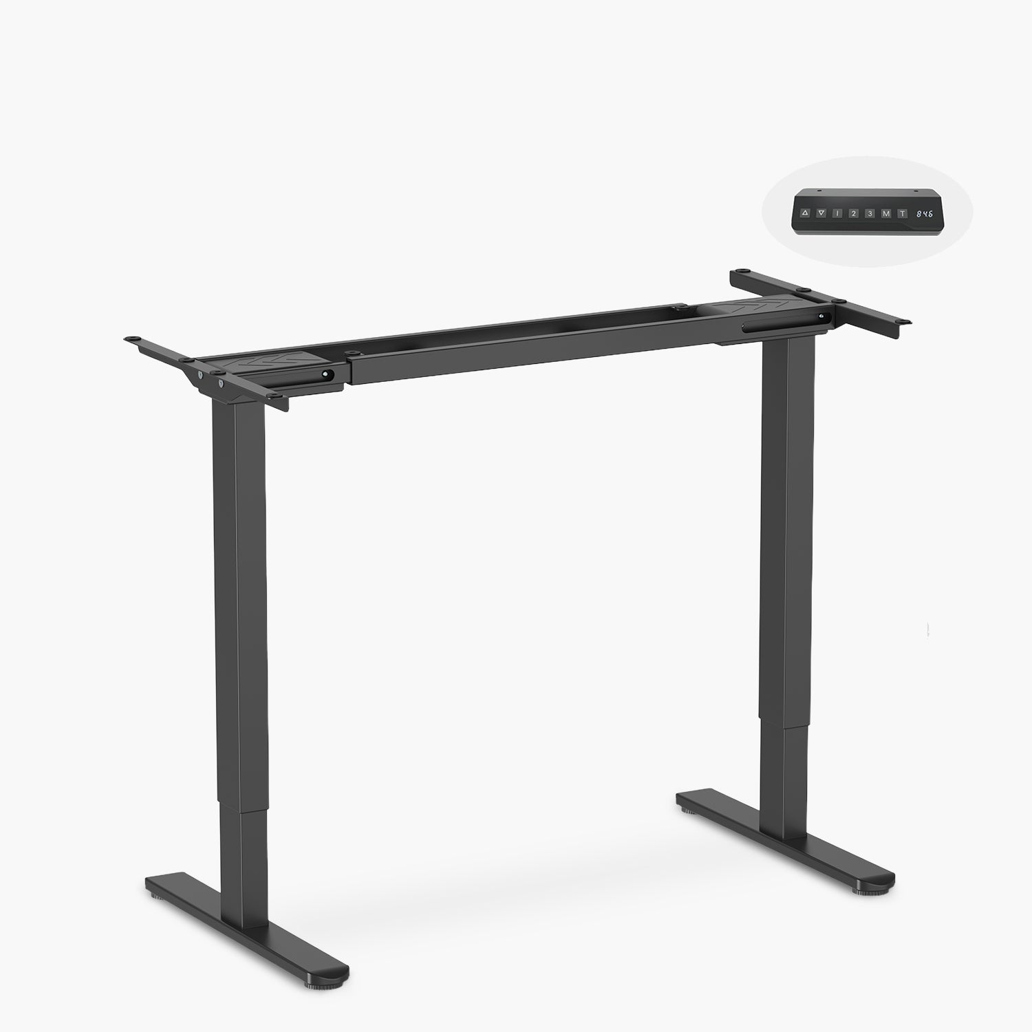 Base Acero Cosmo 120-200 Dual Eléctrico Lite Negro