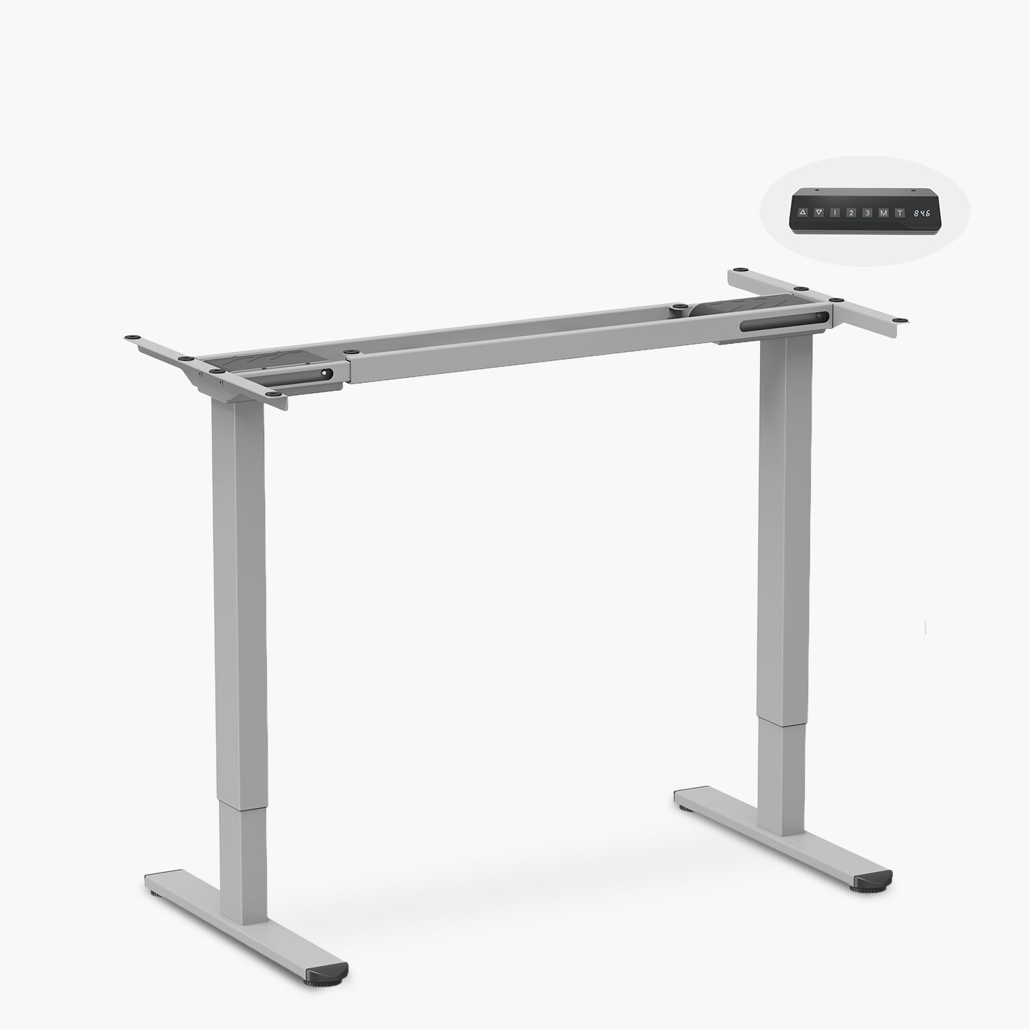 Base Acero Cosmo 120-200 Dual Eléctrico Lite Gris