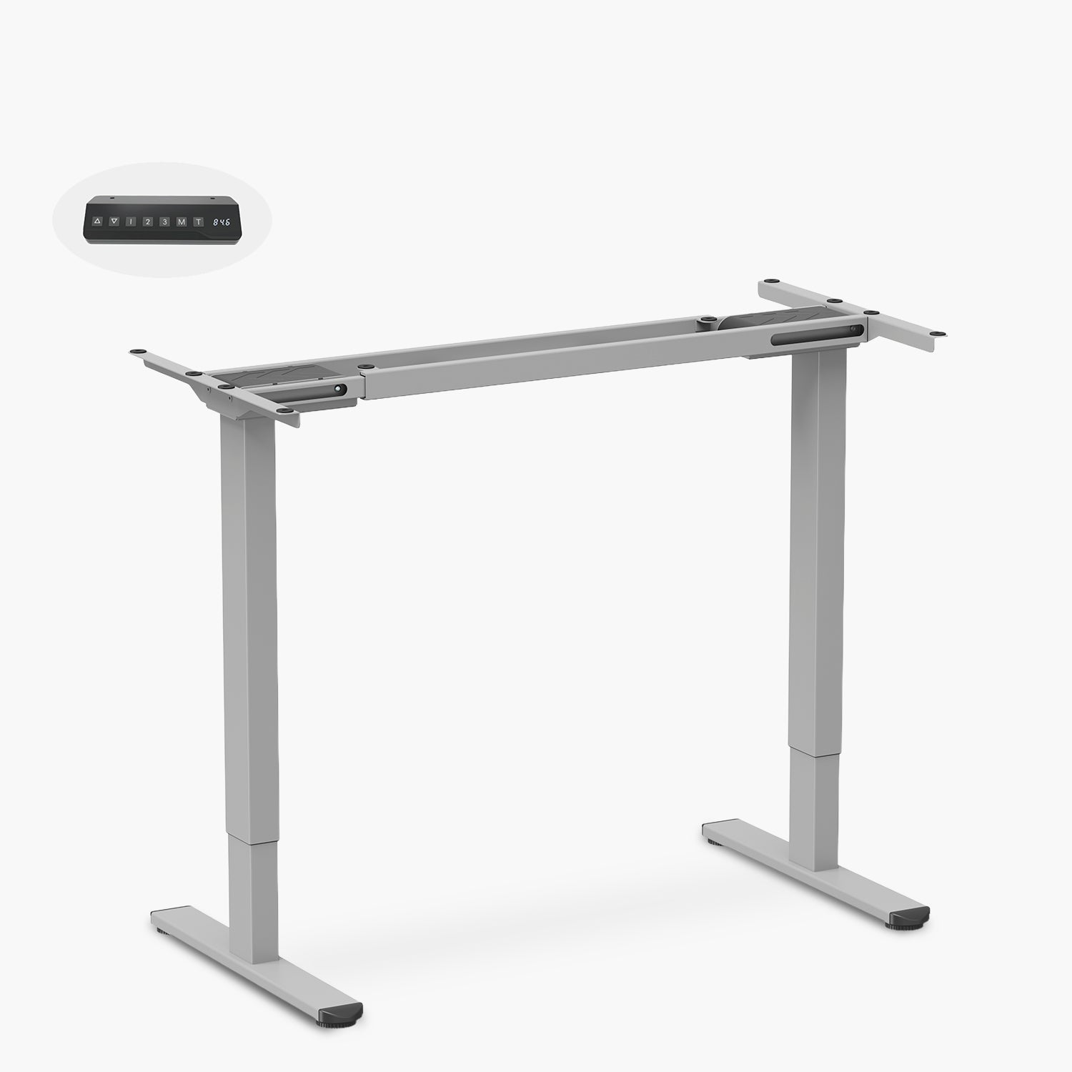 Base Acero Cosmo 120-200 Dual Eléctrico Lite Gris