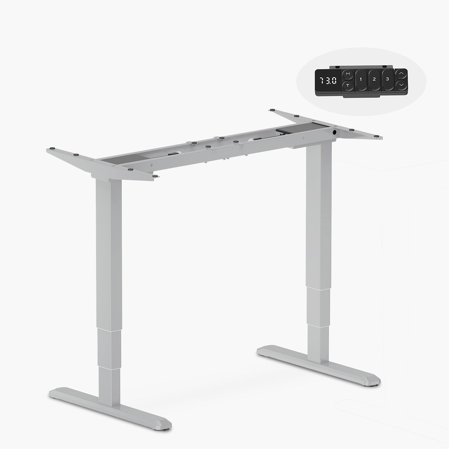 Base Acero Cosmo 110-200 Dual Eléctrico Pro Gris