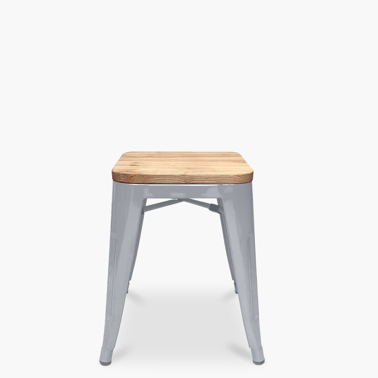 Piso Tolix Asiento Madera Metal