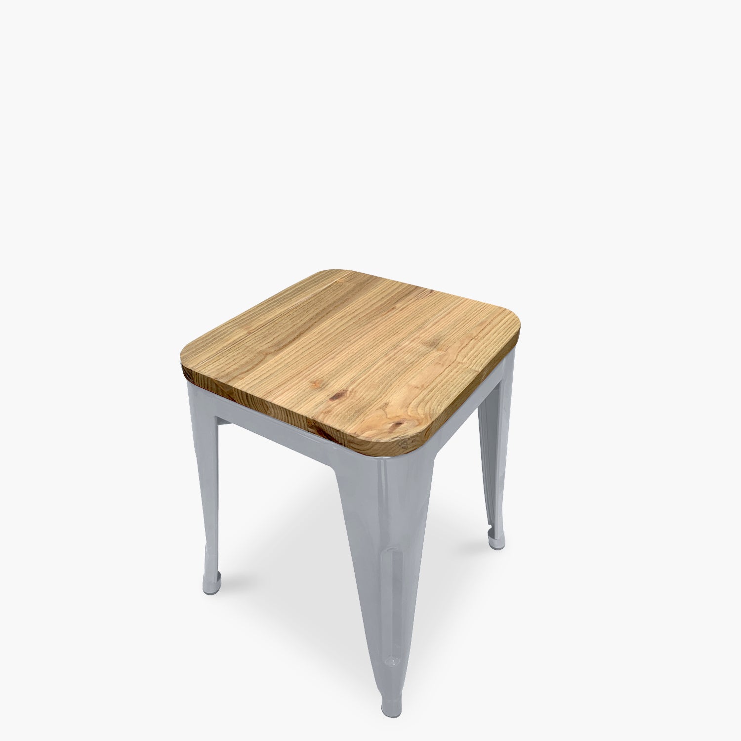 Piso Tolix Asiento Madera Metal