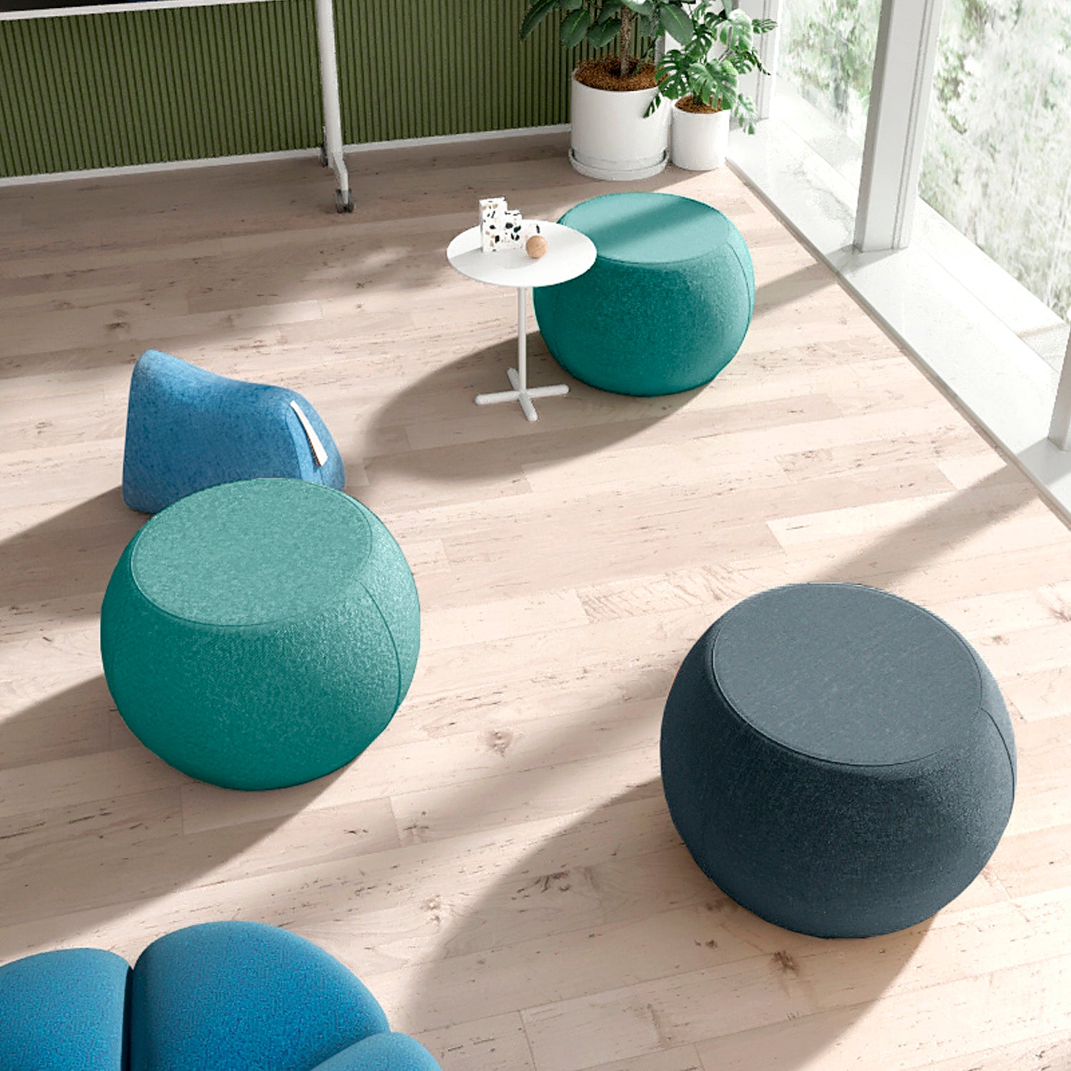 Pouf Oficina Tokio Azul