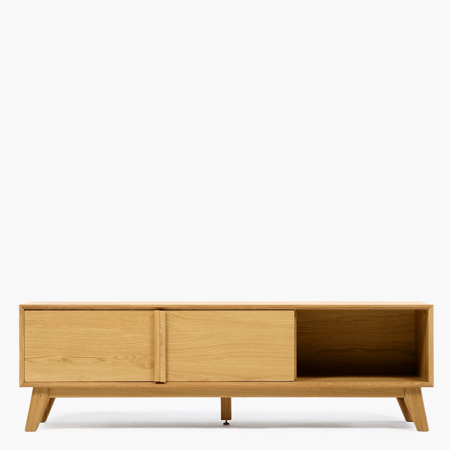 Rack TV Roda Natural