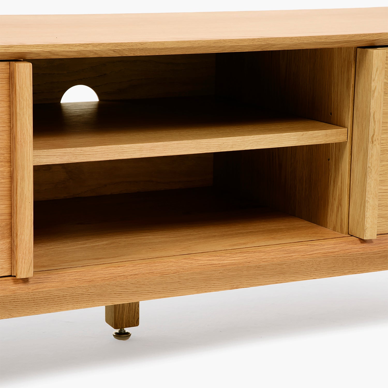 Rack TV Roda Natural