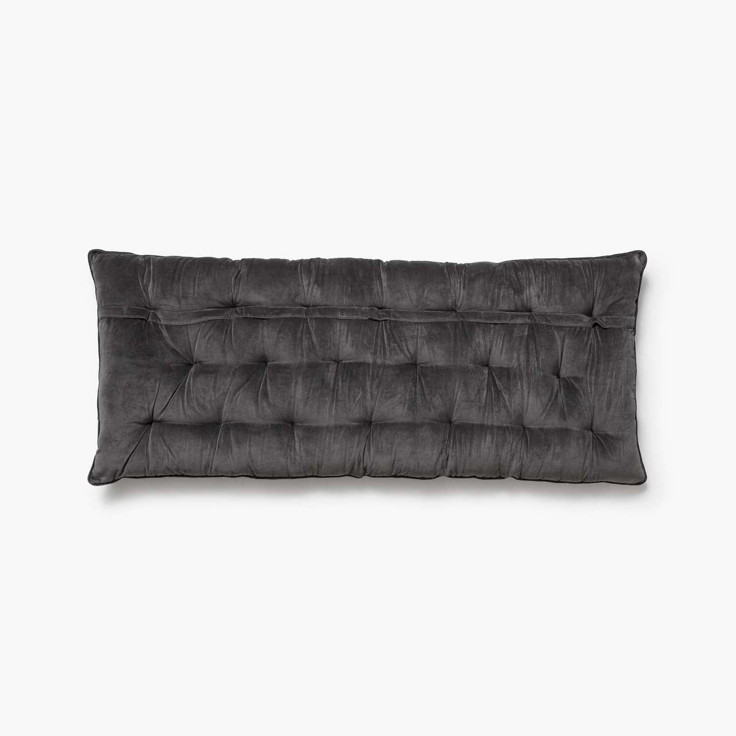 Respaldo de Cama Acolchado Velur 60x150 Negro