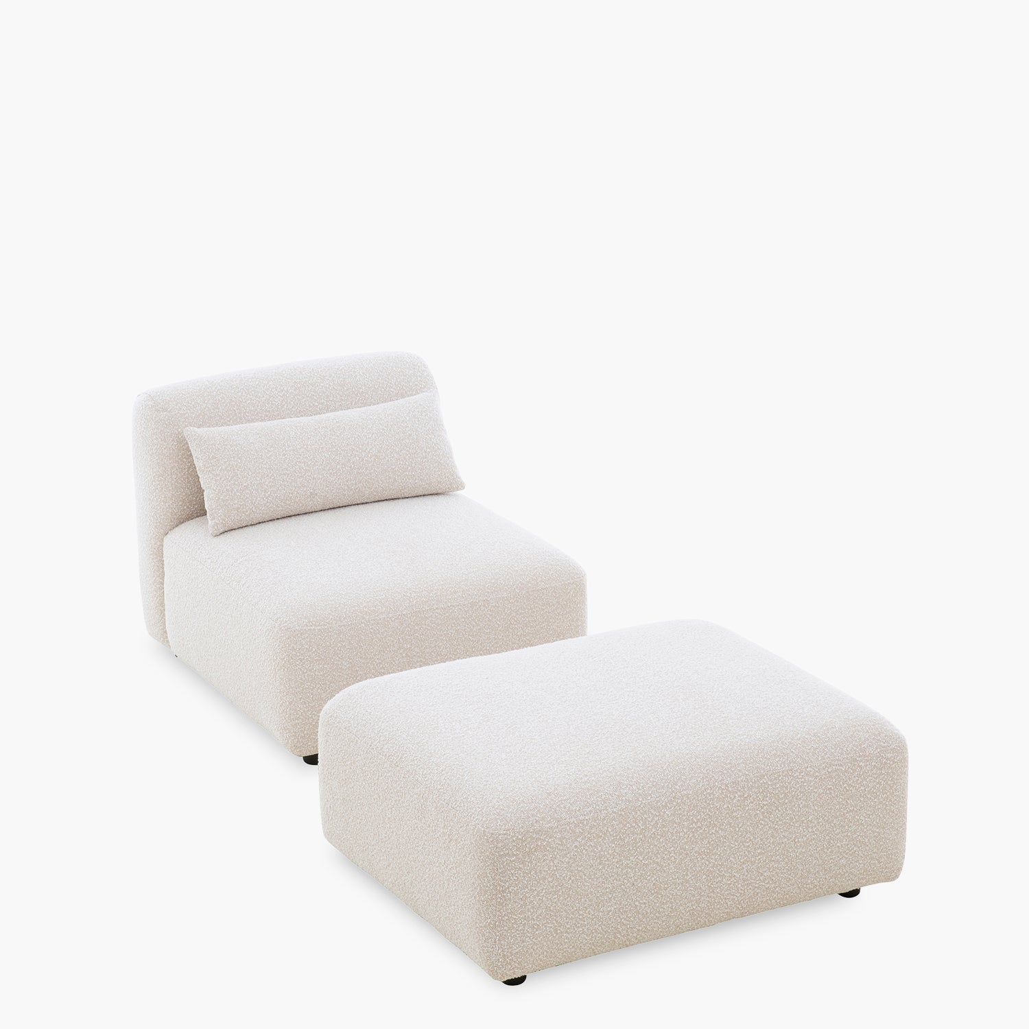 Seccional 3C Japandi Blanco