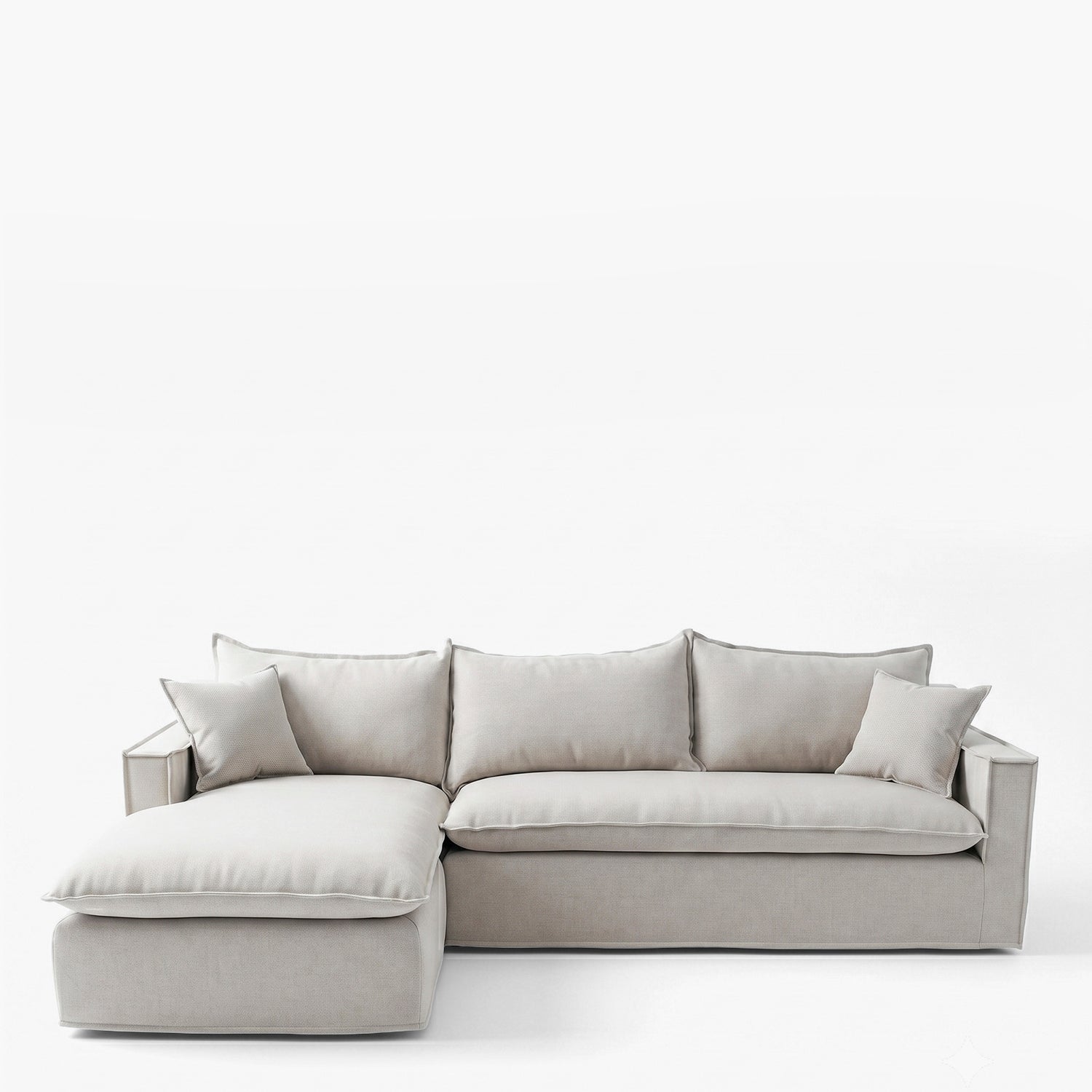 Seccional 3 cuerpos Paine izq Beige