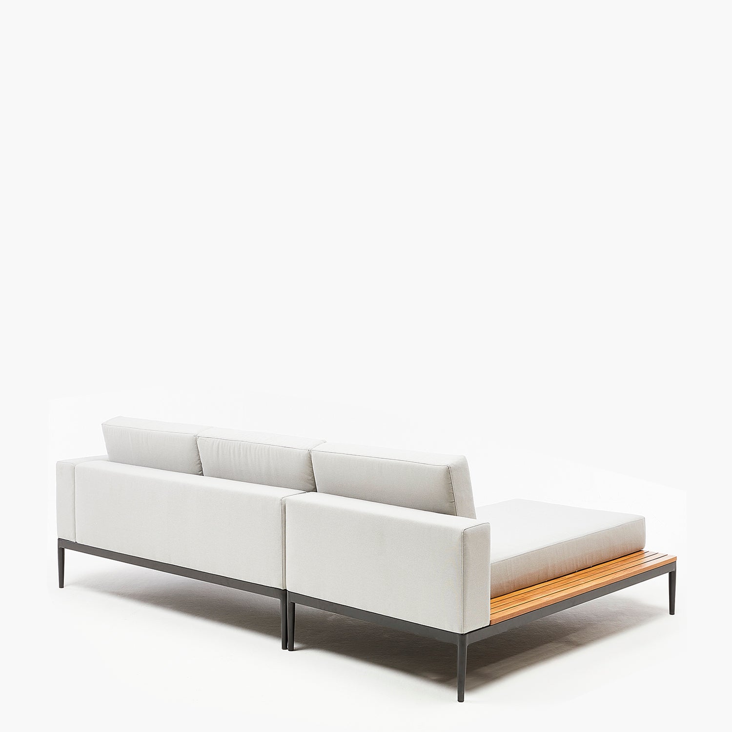 Seccional 2C + Chaise Izquierdo Long Bay Gris